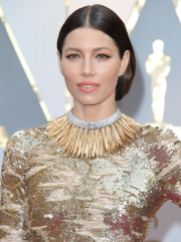 Jessica Biel was decked out in a Tiffany & Co. Whispers of the Rain Forest necklace. Dan MacMedan, Dan MacMedan-USA TODAY NETWORK